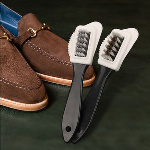 Brosse de nettoyage 3-en-1 portable pour chaussures en nubuck et daim, gomme à effacer pour cuir et daim - Product Image 1