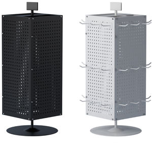 2025 Modern Hot Selling Best Custom Retail Metal <b>Rotating</b> Pegboard <b>Display</b> Racks <b>Stand</b> - Product Image 2
