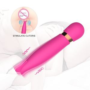 Forniture per adulti all'ingrosso Silicone ricaricabile Wufu piccolo vibrazione massaggio AV Stick donna 10 velocità <span class=keywords><strong>100</strong></span>% impermeabile AliExpress - Product Image 4