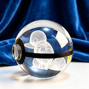 Bola <span class=keywords><strong>de</strong></span> Cristal Grabada con Láser 3D, Luz Nocturna LED <span class=keywords><strong>de</strong></span> Cristal K9, Regalo para Niños - Product Image 3