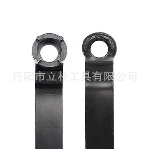 Llave de vaso hexagonal de un solo extremo Lilin Industrial de 155 mm con mordaza dentada, hierro electrolítico, métrica - Product Image 1