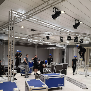 แท่นแสดงสินค้าแบบอะลูมิเนียมแท่นโชว์แบบโครงสร้างผนังน้ำหนักเบาแบบแยกส่วน - Product Image 1