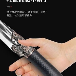Longquan Forged Dragon Head Boning Knife 8-9.9in Carbon Steel High Hardness Meat Cutting Kitchen Knife - Product Image 2