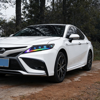 Ensemble de phares LED KGKB pour Toyota Camry 8ème génération LE SE XLE XSE XV70 2018-2024, mise à niveau style RGB, lentille de projecteur, Plug & Play