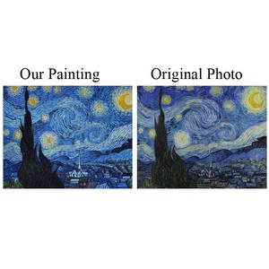 Décor à la maison paysage fait à la main toile mur Art célèbre Vincent <span class=keywords><strong>Van</strong></span> <span class=keywords><strong>Gogh</strong></span> peinture à l'huile Reproductions chine - Product Image 2