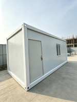 Maison modulaire préfabriquée contemporaine à construction rapide et personnalisable, isolation thermique, emballage plat, utilisation pour hôtel ou appartement