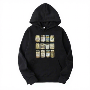 เสื้อฮู้ดดี้โอเวอร์ไซส์ผ้าฟลีซคอตตอน 100% คุณภาพสูง ซักย้อมสีแบบแอซิดวอช พิมพ์โลโก้ตามสั่ง สำหรับผู้ชาย ผ้าไม่ยับ - Product Image 1