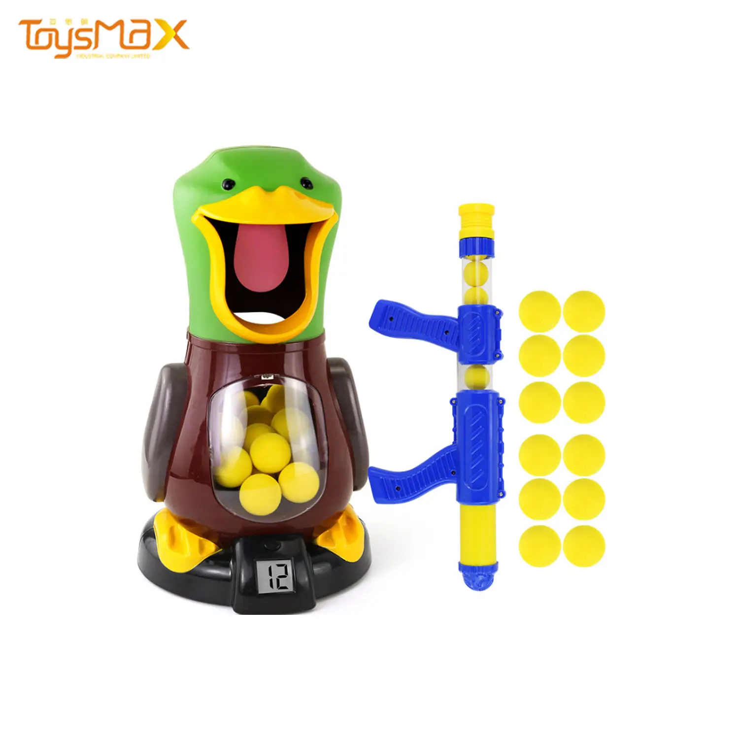 Children Shooting Toy Boy Competitive Game Cute Duck Props Soft Bullet Gun toy