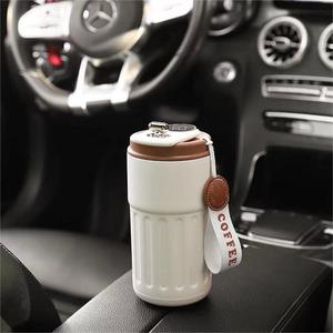 Bouteille d'eau en acier inoxydable à double paroi de 400 ml (14 oz) avec logo personnalisé, contrôle intelligent de la température, thermos pour la salle de sport - Product Image 6