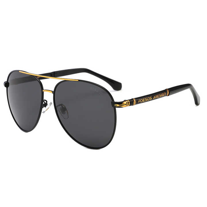 Lunettes De Soleil Polarisées Sport Pour Homme - UV400, Monture Alu-magnésium - Neuves