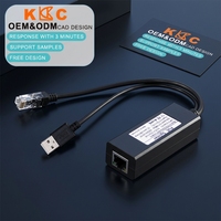 Répartiteur PoE Intérieur : Extraction du Signal Réseau et de l'Alimentation du Câble PoE – Injecteur/Commutateur PoE Actif Compatible