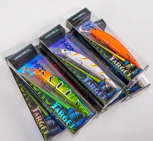 JETSHARK 11cm39gルミナスロングキャストレーザーエフェクトボディリアルなデザインブリリアントカラーシンキングミノーフィッシングルアー