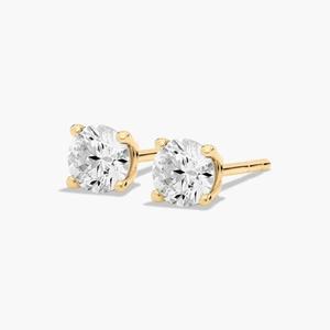 Sparkling 925 Sterling <b>Silver</b> Moissanite Diamond Stud <b>Earrings</b> for Women Elegant <b>Wedding</b> Anniversary Birthday Gift Fine Jewelry - Product Image 1