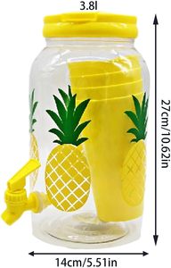 Vente en gros : Pichet à eau froide en plastique avec robinet, infuseur à fruits et distributeur de boissons pour fêtes et bars - Product Image 4