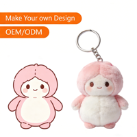 minimale de commande prix d'usine délai de livraison rapide cadeaux promotionnels porte-clés en peluche personnalisé