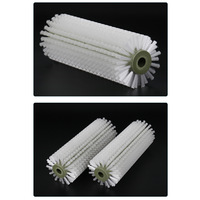 Brosse de nettoyage en spirale souple en crin de cheval avec noyau métallique pour les lignes de production alimentaire et d'emballage