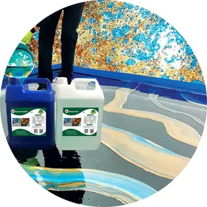 Keo Ab Nhựa Epoxy Kim Loại Nâng Cấp Mới Trong Nước Pha Lê Chất Lượng Cao Cho Lớp Phủ Bê Tông Sàn Xi Măng