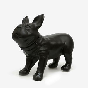 예쁜 플라스틱 소형견 마네킹, 녹색 동물 마네킹 프렌치 불독 - Product Image 6