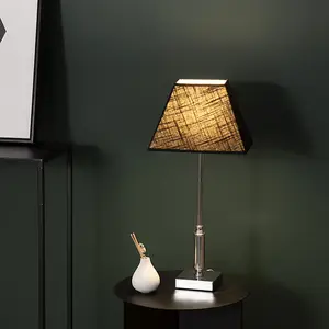 İngiltere otel aile lüks dekorasyon yaratıcı abajur tasarım metal sıcak enerji tasarrufu masa lambası