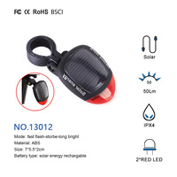 At Solar Energy lampu belakang sepeda, 2 LED lampu belakang untuk sepeda gunung, peringatan keselamatan, fitur tahan air lampu sepeda surya