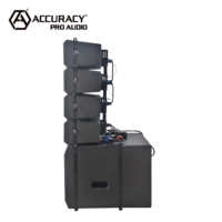 Accuracy Pro Audio LA615D 1400W Altavoces de Sonido Profesional para Exteriores, Altavoces Activos de Línea, Sistema de PA