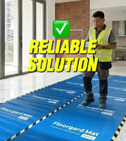 Modèles de conception gratuits, tapis de sol avec logo, tapis d'escalier autocollants, protection de surface autocollante, protection de sol de construction, tapis de protection