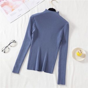 Maglione a Collo Alto per Donna, Autunno/Inverno, Elegante con Maniche Lunghe e Nuovo Design Slim Aderente in Maglia Spessa - Product Image 5