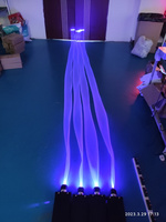 Rollo de 100 m de Malla Decorativa Impermeable de Fibra Óptica PMMA D750-105 para Árboles de Navidad en Parques