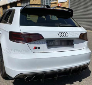 ชุดบอดี้สปอยเลอร์สำหรับรถ Audi A3 S3แฮทช์แบคสปอยเลอร์หลังรถสปอยเลอร์หลังคาด้านหลังสไตล์ oettinger - Product Image 5