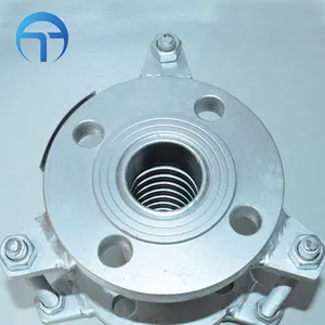 Foles De Tubulação De Alta Qualidade Compensador Corrugado Metálico De Aço Inoxidável OEM Double Flange Casting 3 Anos Flange Metal Mangueira