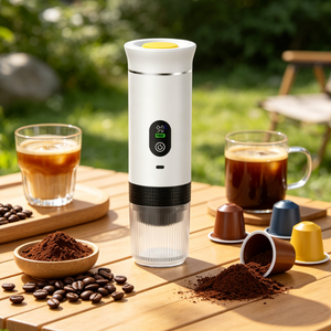 New Style Digital Display 80ml Espresso <b>Coffee</b> <b>Machine</b> <b>Automatic</b> Extract Portable for Outdoors - Product Image 1