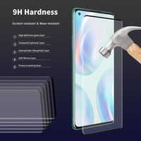Protecteur d'écran en verre trempé ENKAY 0,26 mm 9H 3D à couverture intégrale avec bords arrondis pour OnePlus 11 10 9 8 Pro