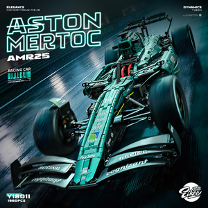 Yiqi Y18011 - Modelo de Bloques de Construcción de Coche de Carreras Fórmula F1, Más de 800 Piezas, Juguete de Ensamblaje con Control Remoto para Niños de 8 a 13 Años - Product Image 3