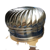 Ventilateur d'extraction industriel à turbine de toit actionné par le vent naturel