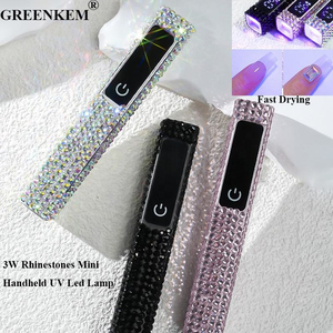 3 Couleurs 3W Strass Mini Lampe à Led UV pour Ongles Séchoir à Ongles Portable Rechargeable Pour Gel Durcissant Lampe <span class=keywords><strong>de</strong></span> Manucure - Product Image 1