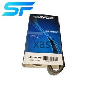 Courroie Poly-V DAYCO 6PK1400 EPDM pour Chevrolet Chrysler 5060550 55245963 3817787 4792409AC J50315381A 9091602487 - Product Image 1