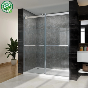 Puertas de Ducha Bypass de Vidrio Transparente de 10 mm con Acabado Cromado, Resistentes, Entrega Rápida - Fábrica de Foshan - Product Image 5