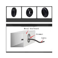 Anneaux de protection de câble ronds personnalisés de 10 mm, œillets en caoutchouc imperméables pour fils