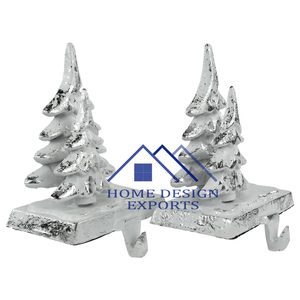 Vente chaude Décoratif En Métal Arbre De Noël Bas Titulaire pour Décor De Noël Nouveau Design En Métal Suspendu Mur Cintre - Product Image 1