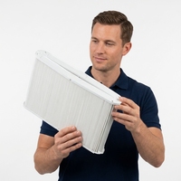 Élément filtrant en charbon actif pour purificateur d'air Blueair Blue Pure 211, remplacement automobile - Haute perméabilité, respectueux de l'environnement