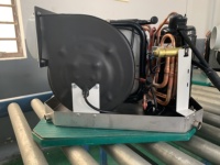 Refroidisseur marin 220V 12000BTU avec compresseur et moteur pour bateau/yacht, refroidissement de l'eau de mer, installation facile