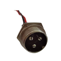 Connecteur de charge de batterie 3 broches en ligne, prise jack, câble d'alimentation, prise 3 pôles, accessoires de cyclisme, trottinette électrique