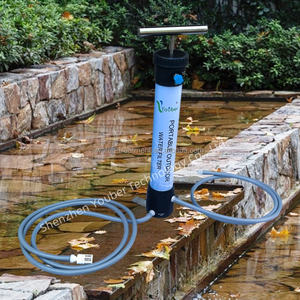 Filtre en céramique à fonctionnement manuel pour le traitement <span class=keywords><strong>de</strong></span> l'<span class=keywords><strong>eau</strong></span> pour les usines <span class=keywords><strong>de</strong></span> fabrication d'hôtels Matériau en carbone Capacité 300L/H Filtro <span class=keywords><strong>De</strong></span> Agua - Product Image 1