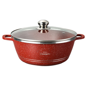 RoyalDessini Non-Stick Aluminum Cookware Set 10Pcs Frying Pan Pot With Lid Classic Plus 360 Degree Heating - Product Image 2