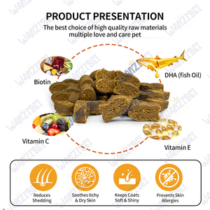 Private Label Racine de Raisin de l'Oregon Vitamine Oméga Doux à Mâcher Tache de Chats et de Chiens Plus Supplément pour la Vision - Product Image 2