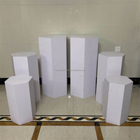 Décorations de mariage, socle pour gâteau, table, piédestal en métal blanc