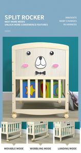 All'ingrosso disponibile in magazzino set di biancheria da letto per bambini bianchi cribwholesale <span class=keywords><strong>culla</strong></span> a grandezza naturale - Product Image 4