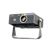 Projecteur intelligent 700 ANSI avec moteur optique entièrement scellé en métal 270 °   Support de projection Android 14 avec autofocus et correction automatique de la distorsion trapézoïdale 1080P pour home cinéma