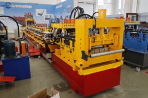 Maßgefertigte Schnellwechsel-<span class=keywords><strong>Auto</strong></span>-CZ-Profilmaschine für 1-3mm Stahlkonstruktionsrahmen, C-, U-, <span class=keywords><strong>Z</strong></span>-Formprofile, Kaltwalzformmaschine - Product Image 4