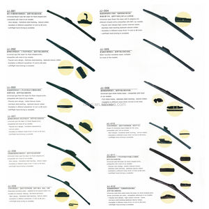 Plumas Limpiaparabrisas de Alta Calidad IRJ en Forma de U, Sin Estructura, de 14 Pulgadas, de Caucho Natural para Avensis, Corolla, Tucson - Product Image 5